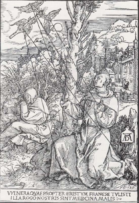 Albrecht Durer St.Francis Receiving the Stigmata oil painting image